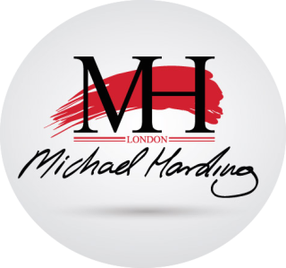 Michael Harding Circle logo white