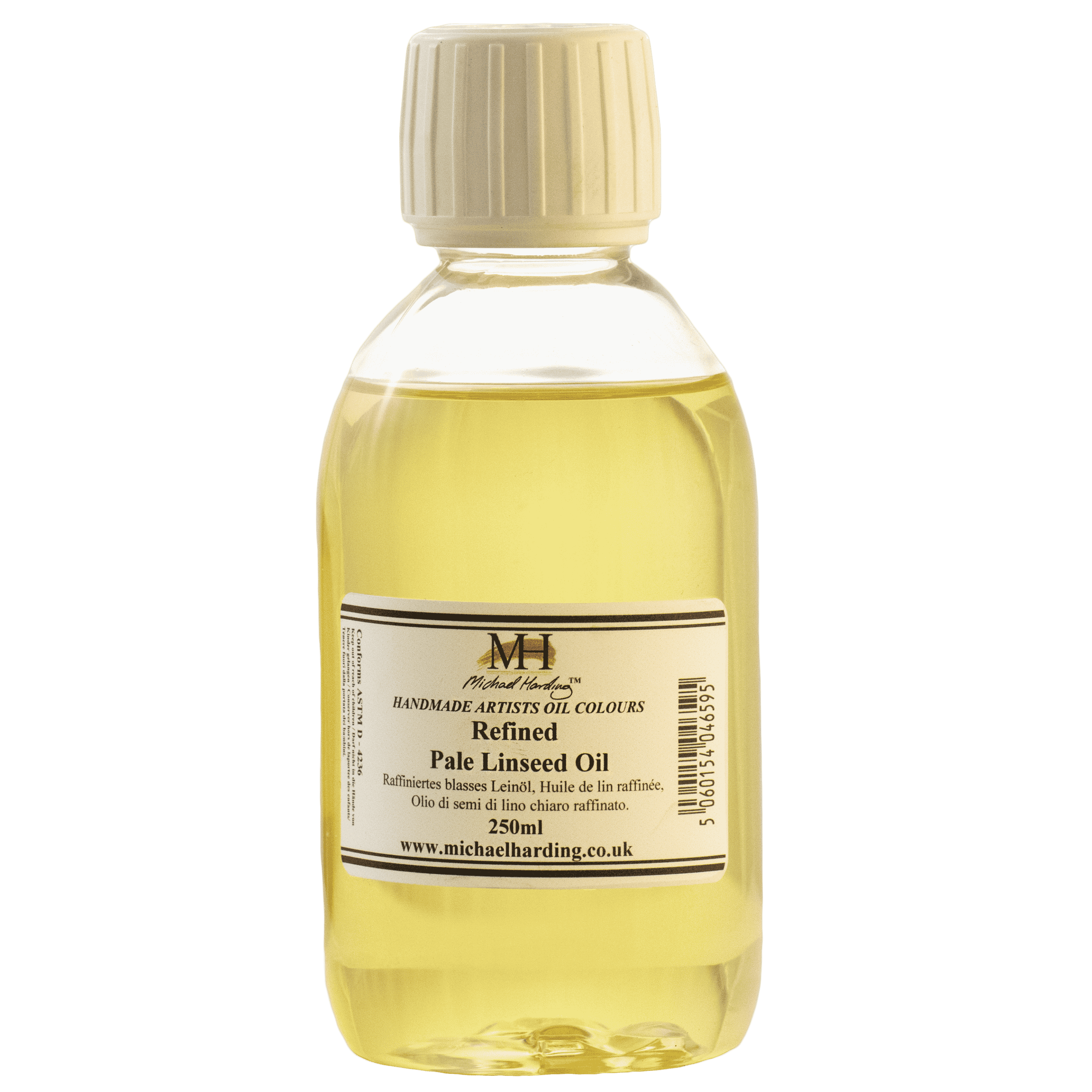 REFINED PALE LINSEED OIL Ⓥ VEGAN Michael Harding